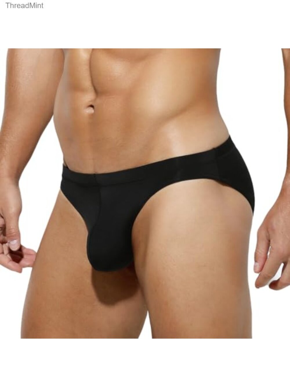 Men's Quick Dry Low Rise Brief Swim Bottom Stretch Support